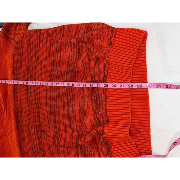 NWT Sean John Orange Gradient Knit Pullover Shawl Collar Men Sweater Size 3XL - Picture 15 of 15